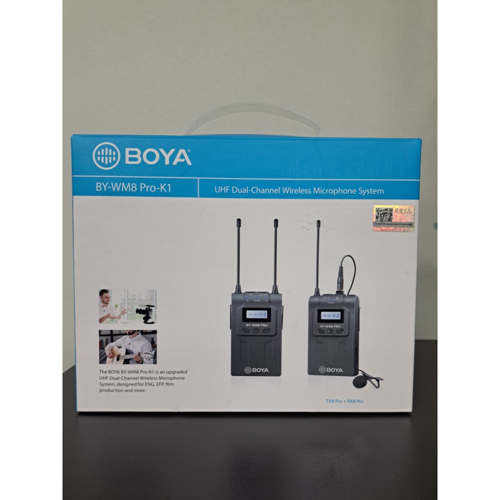 攝影機手機兩用無線收音麥克風（Boya-K1）-細節圖3