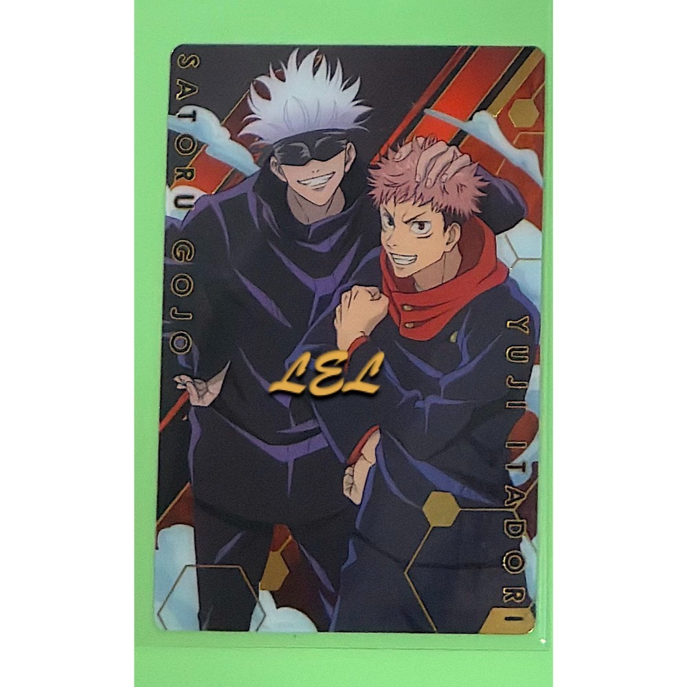 【全新】✿現貨/日版✿ 咒術迴戰/BANDAI 威化餅卡01-規格圖1
