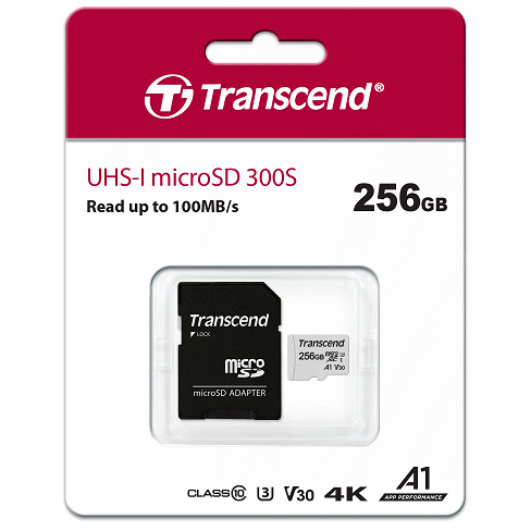 創見記憶卡 256G microSDXC/SDHC 300S 附轉卡-規格圖1