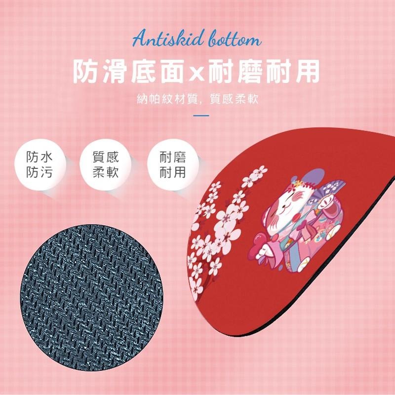 圓形小鼠墊 圓形止滑鼠墊 卡通滑鼠墊 鼠標墊 鼠墊 電腦滑鼠墊-細節圖4