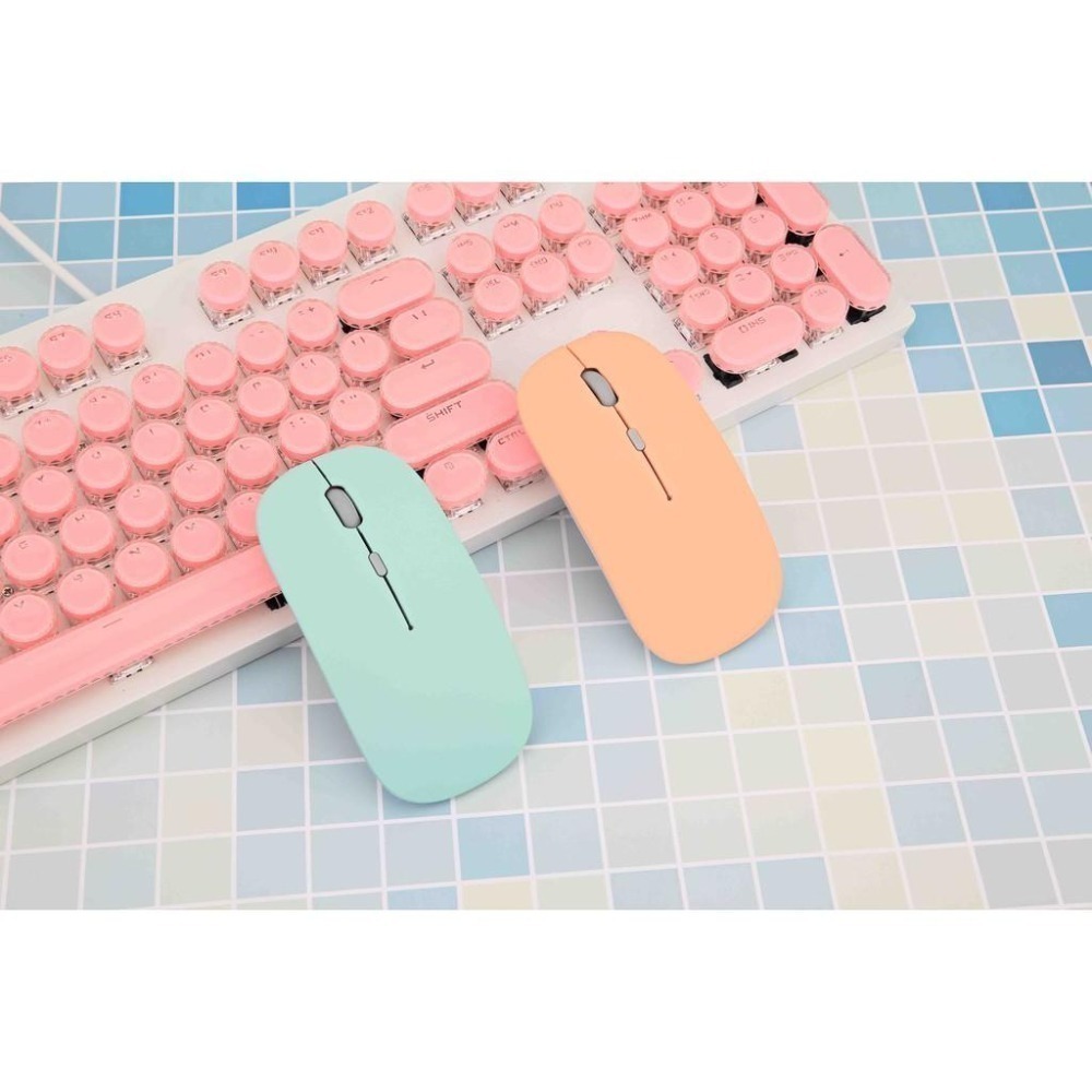 【超美鍵鼠組】宏晉 HJ215S 靜音無線鍵盤滑鼠組 馬卡龍風格 超長使用距離 台灣注音-細節圖2