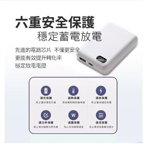 宏晉  全新半固態電芯 快充行動電源 20W  數字顯示 隨身充 MINI PRO-細節圖3