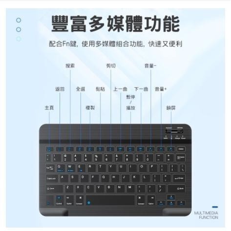 宏晉 HongJin B215 藍芽鍵盤 可充電的藍牙鍵盤 靜音鍵盤 平板鍵盤 無線鍵盤 手機鍵盤 10.1吋隨身鍵盤-細節圖7