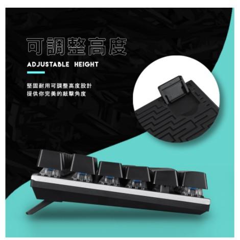 HJ-521 電競機械式鍵盤 青軸電競鍵盤 鍵盤 遊戲鍵盤 機械式鍵盤 雷雕ㄅㄆㄇ注音 呼吸燈-細節圖6