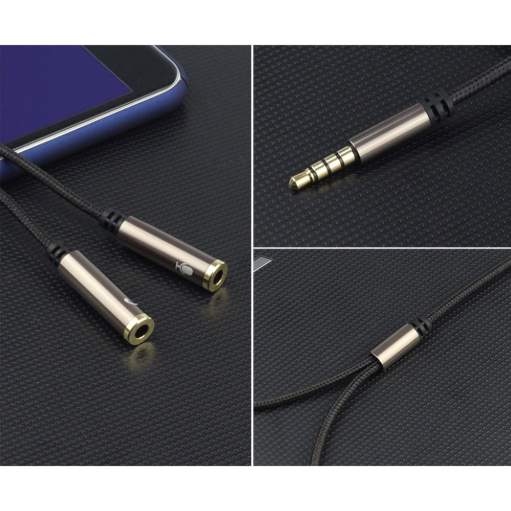 2合1 AUX耳機轉接線 3.5mm音源轉接線 35公分-細節圖6