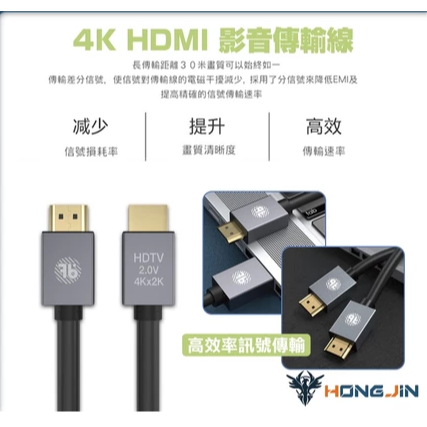 HDMI 2.0影音傳輸線 4K版本超高清品質 HDMI線 銀殼-細節圖8