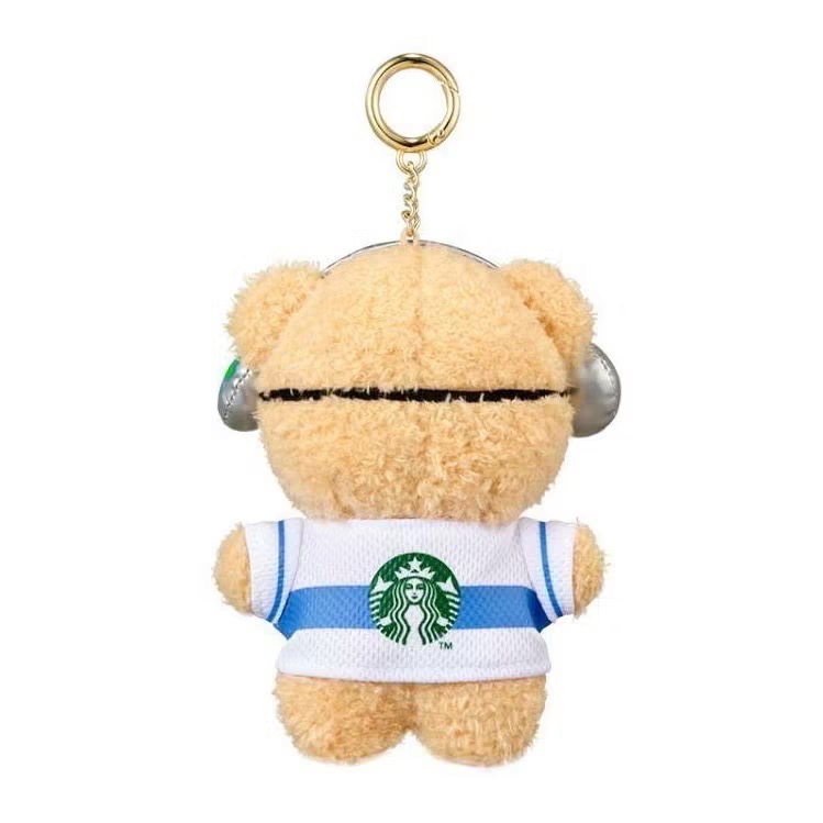 【富士🇰🇷韓國代購】全新正版現貨 STARBUCKS 韓國星巴克 2025 校園熊夥伴 鑰匙圈 BEARISTA-細節圖5
