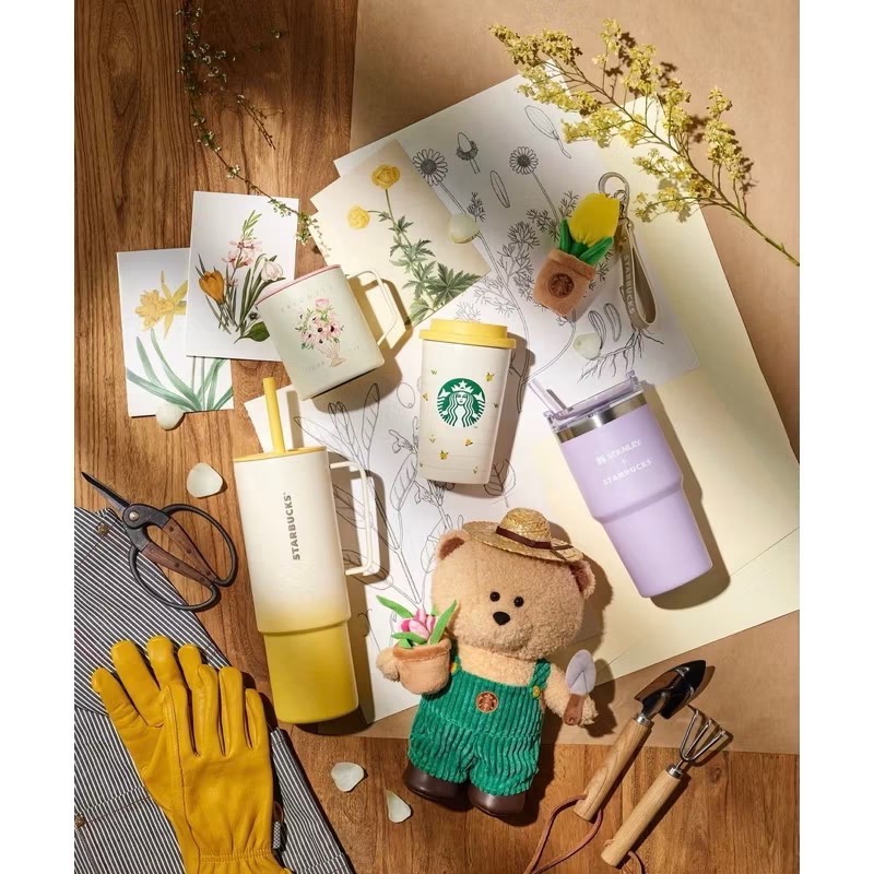 【富士🇰🇷韓國代購】全新正版現STARBUCKS 韓國星巴克 限量 Flower Market Gardener-細節圖3