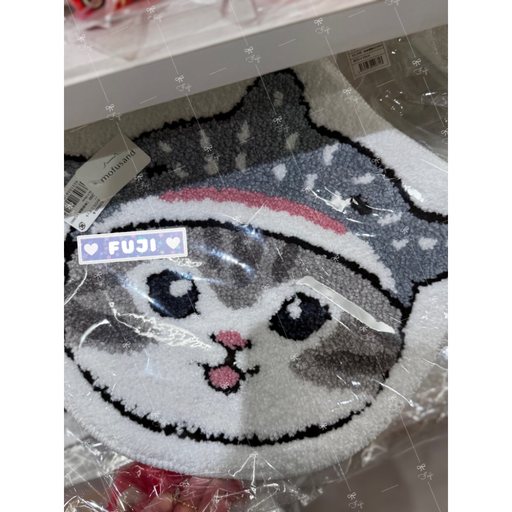 【富士🇯🇵日本代購】全新日本現貨 mofusand ふんわりミニマット 柔軟地墊 地毯 鯨鯊貓 送禮-細節圖4