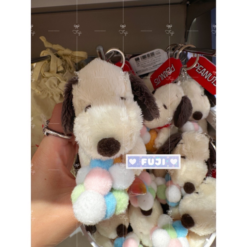 【富士🇯🇵日本代購】全新正版現貨 PEANUTS スヌーピー 史努比 PLAZA限定 冰淇淋 吊飾 鑰匙圈 送禮-細節圖3