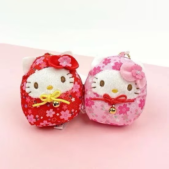 【富士🇯🇵日本代購】全新正版現貨 Sanrio 三麗鷗 不倒翁 鑰匙圈 吊飾 kitty 美樂蒂 庫洛米 大耳狗 送-細節圖2