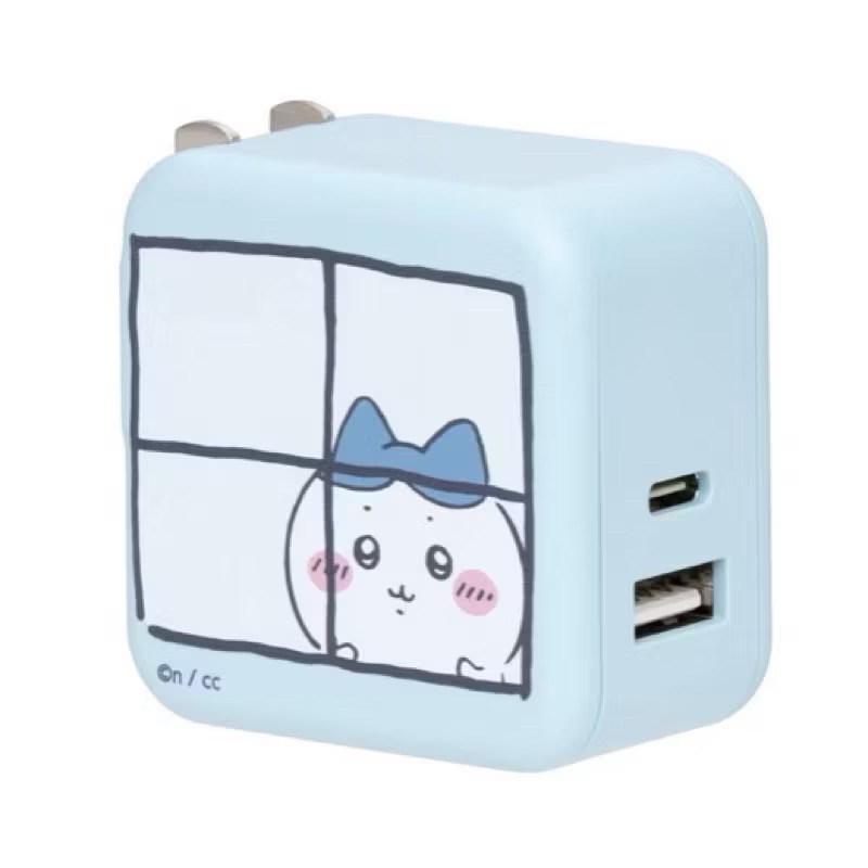【富士🇯🇵日本代購】全新正版現貨 Chiikawa ちいかわ 吉伊卡哇 PD快充充電頭 豆腐頭 充電頭 烏薩奇兔兔-規格圖1