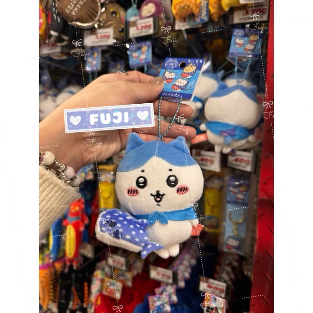 【富士🇯🇵日本代購】全新正版現貨 沖繩限定 吉伊卡哇chikawaちいかわ ジンベエザメ 吊飾 玩偶 娃娃 小八-規格圖1