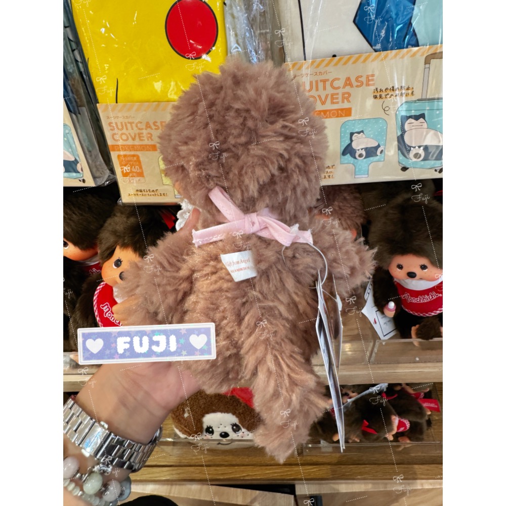【富士🇯🇵日本代購】全新正版現貨 Monchhichi 夢奇奇 泰迪熊 もこもこスウィートブラウン 鑰匙扣 吊飾 送-細節圖2