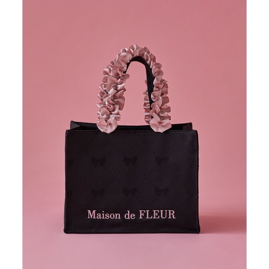 【富士🇯🇵日本代購】全新日版現貨 Maison de FLEUR 毛絨 珍珠包 單肩包 手提包 手拎包 斜挎包 送禮-規格圖10