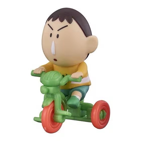 【富士🇯🇵日本代購】全新正版現貨 BANDAI 蠟筆小新 角色造型車 騎腳踏車 扭蛋 轉蛋 收藏-規格圖1