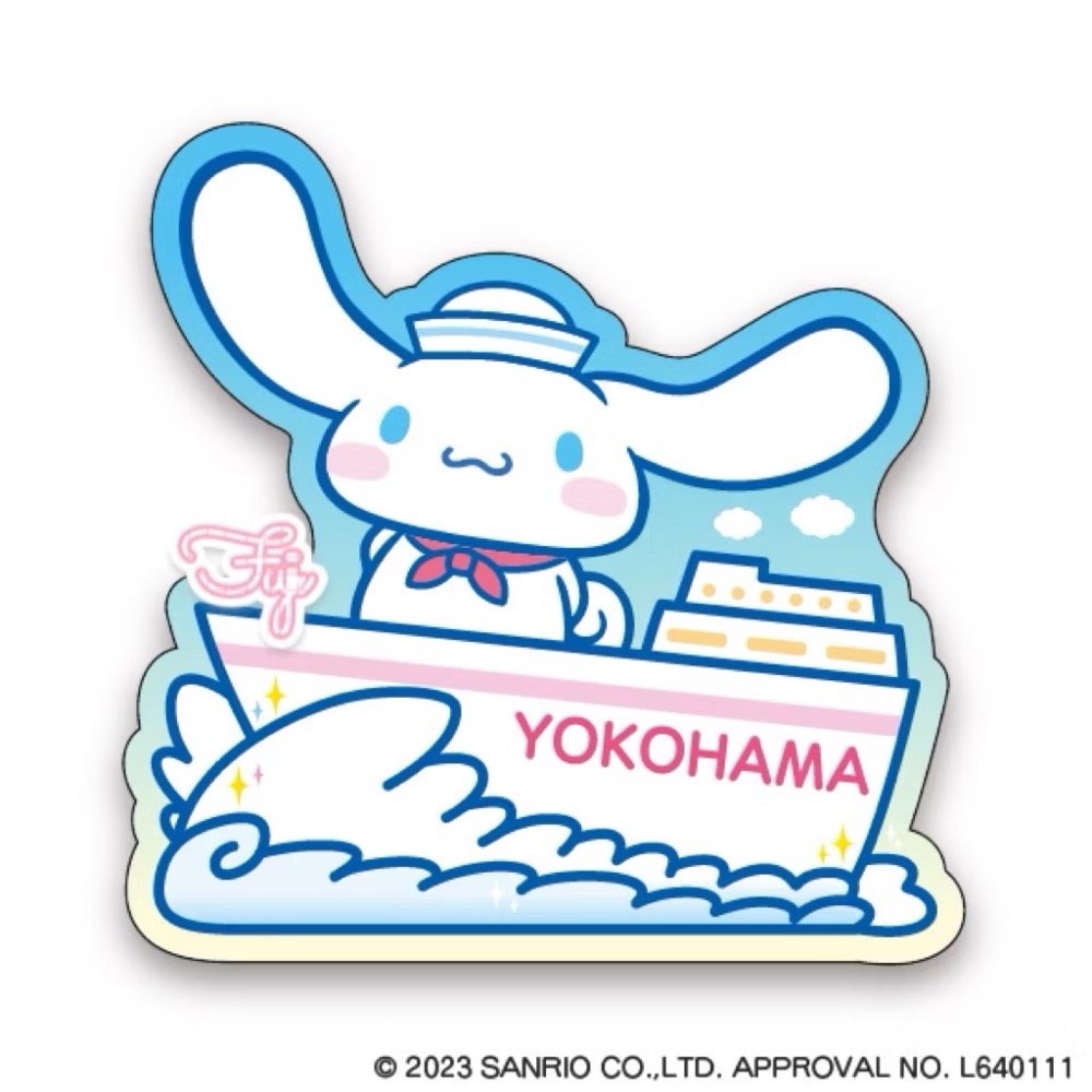 【富士🇯🇵日本代購】全新日本現貨 神奈川限定 橫濱限定 橫濱 三麗鷗 Kitty 庫洛米 布丁狗 美樂蒂 別針 收藏-規格圖2