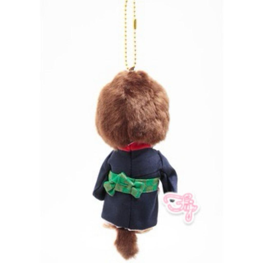 【富士🇯🇵日本代購】全新正版現貨 夢奇奇 MONCHHICHI モンチッチ 劍豪 武士 キーチェーン 吊飾-細節圖3