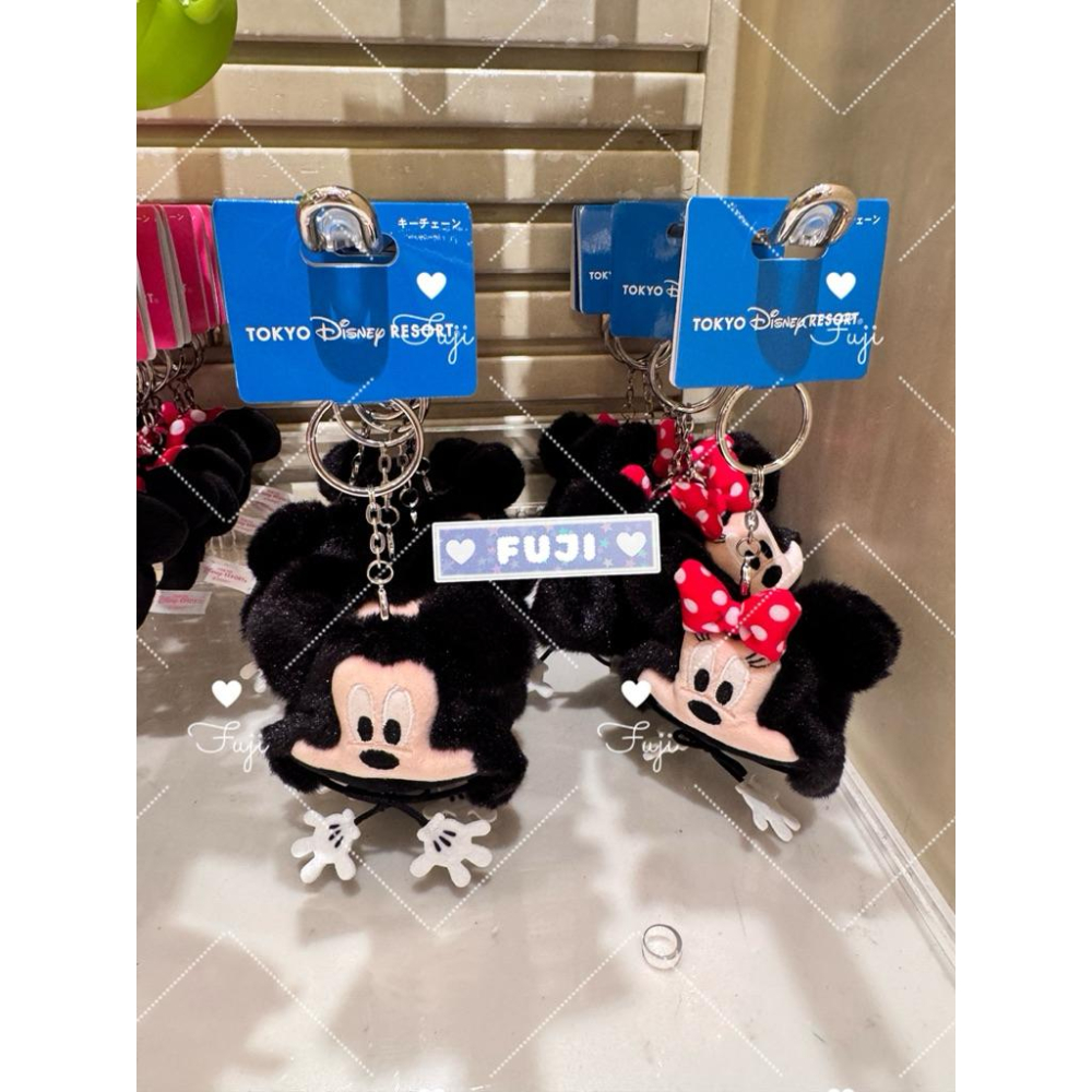【富士🇯🇵日本代購】全新正版現貨 Disney 迪士尼 東京迪士尼 米奇 米妮 頭套 鑰匙圈 吊飾 裝飾 送禮 交換禮物-細節圖2
