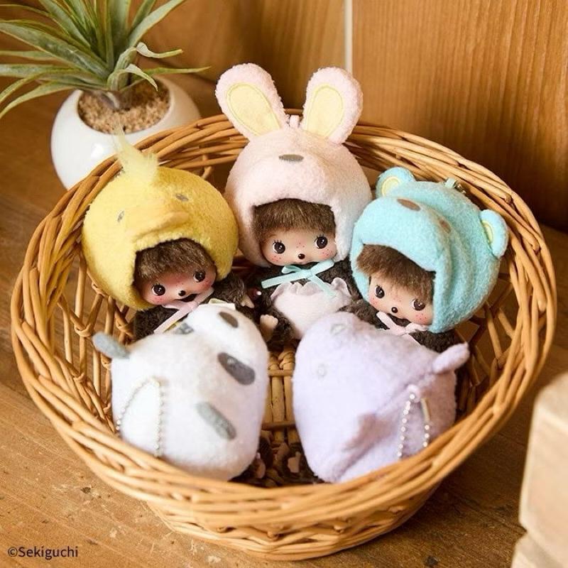 【富士🇯🇵日本代購】全新正版現貨 夢奇奇 MONCHHICHI 變裝吊飾 娃娃吊飾 鑰匙圈 收藏 娃娃 送禮-細節圖2
