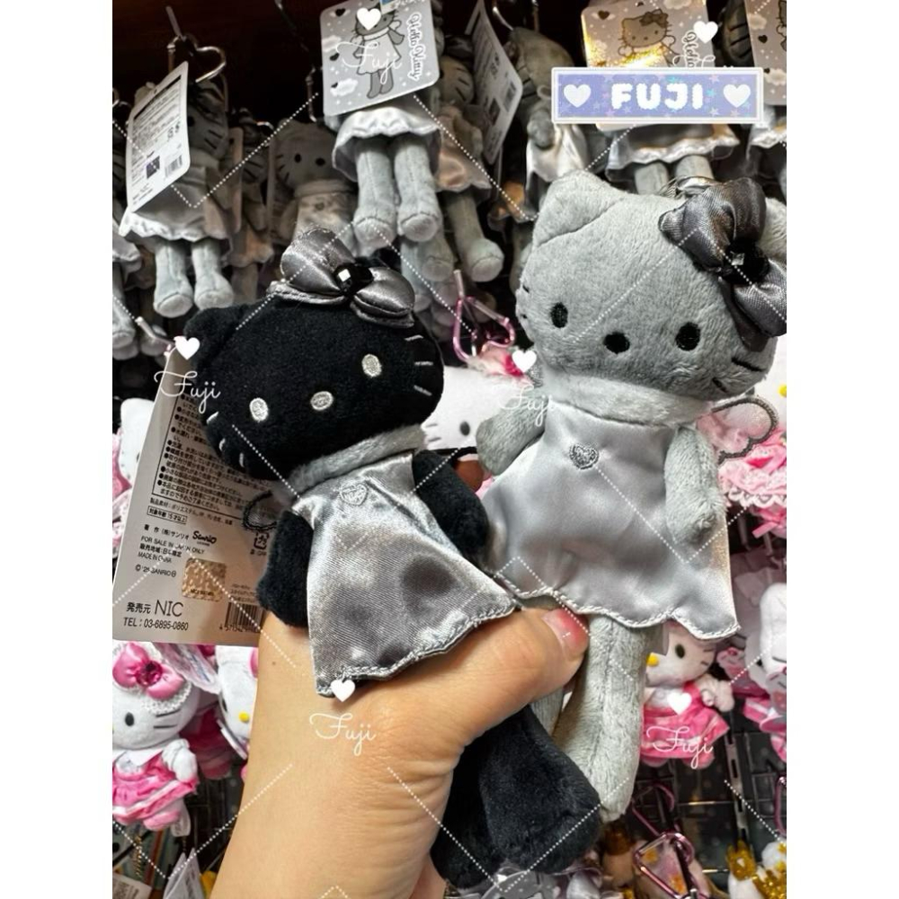 【富士🇯🇵日本代購】全新正版現貨 Sanrio 限量 曬黑 kitty 美人魚 長腳kitty マーメイド 吊飾 鑰匙圈-細節圖7