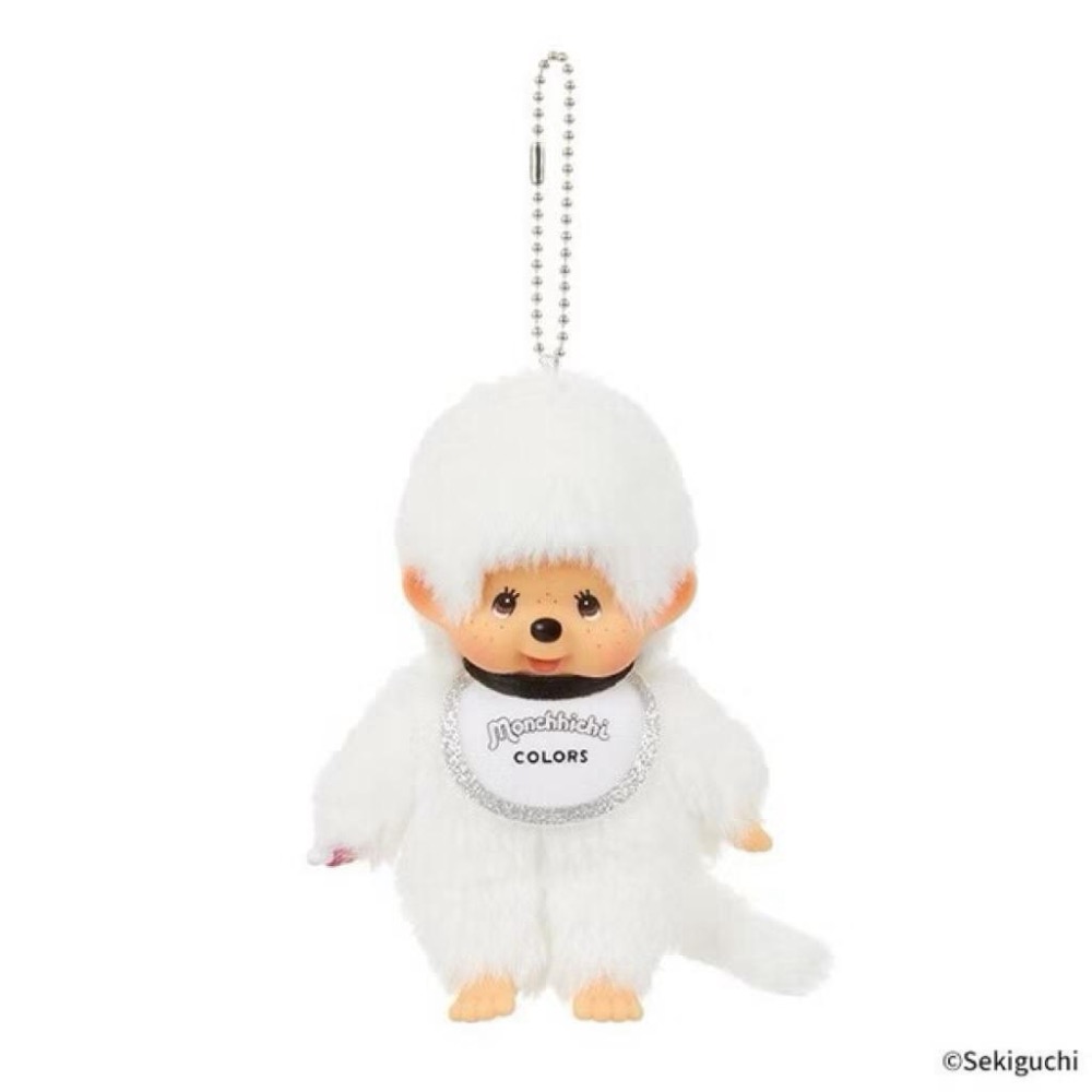 【富士🇯🇵日本代購】全新正版現貨 夢奇奇 MONCHHICHI 黑白夢奇奇 稀有 限量款 送禮 情侶款-細節圖3