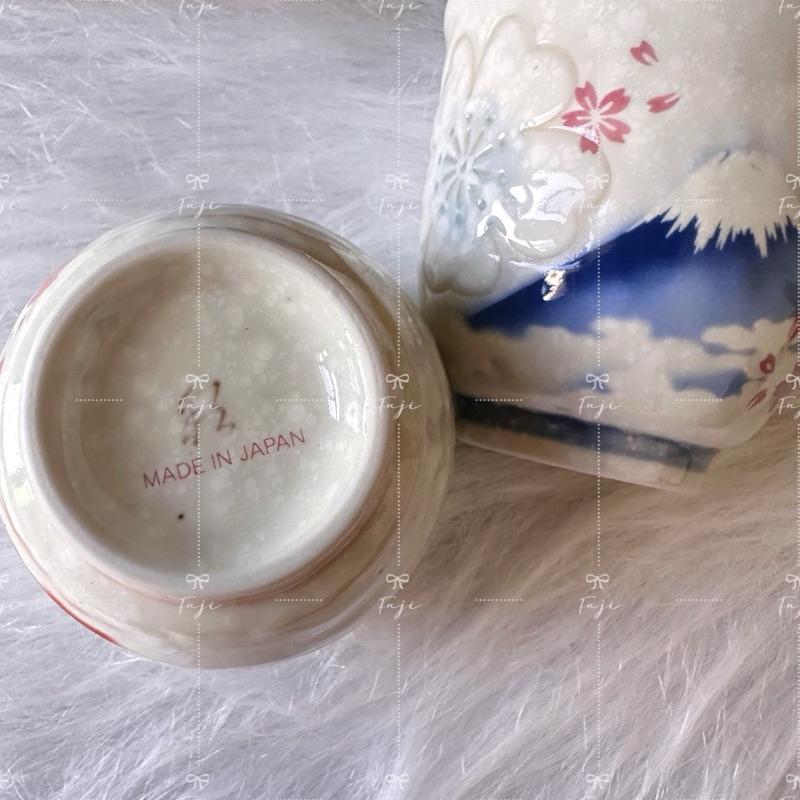 【富士🇯🇵日本代購】全新現貨 富士山 日本製 淡雪富士山組湯吞 美陶 KANEWAKA 對杯 湯吞杯 日本製 送禮 自用-細節圖4