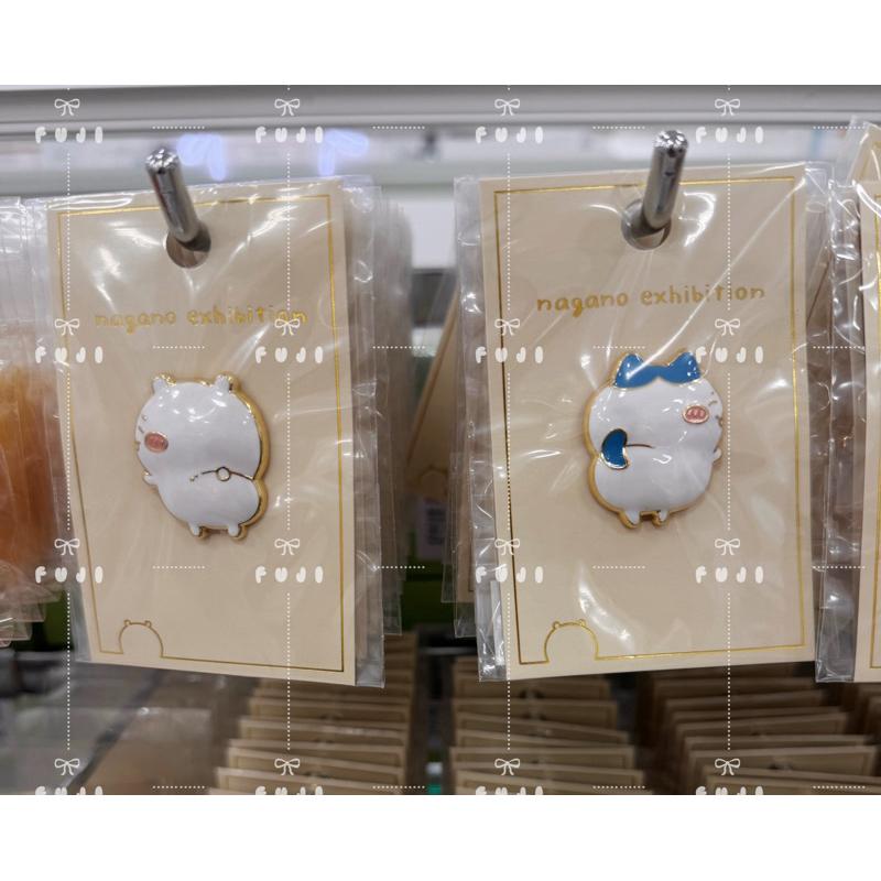 【富士🇯🇵日本代購】全新正版現貨 Chiikawa ちいかわ 吉伊卡哇 X 自嘲熊 ナガノ 金屬 立體 徽章 別針-細節圖6