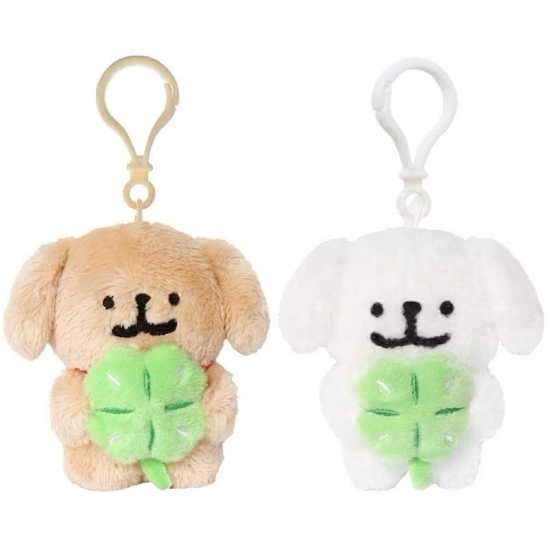 【富士🇰🇷韓國代購】全新正版現貨 Maltese 線條小狗 幸運草 🍀 娃娃 鑰匙圈 掛飾 吊飾-細節圖2