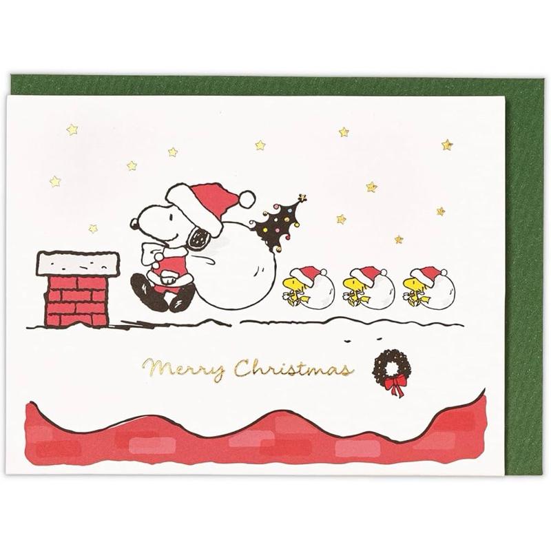 【富士🇯🇵日本代購】全新正版現貨 Snoopy 史努比 立體 聖誕節 聖誕卡 聖誕卡片 送禮-細節圖4