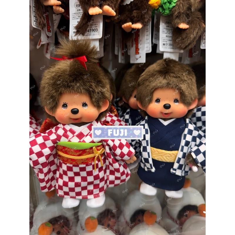 【富士🇯🇵日本代購】全新正版現貨 市松夢奇奇 MONCHHICHI 和服風夢奇奇 娃娃 擺飾 送禮-細節圖2
