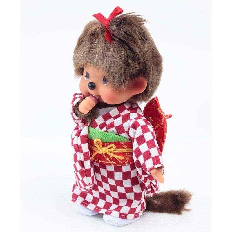 【富士🇯🇵日本代購】全新正版現貨 市松夢奇奇 MONCHHICHI 和服風夢奇奇 娃娃 擺飾 送禮-細節圖7