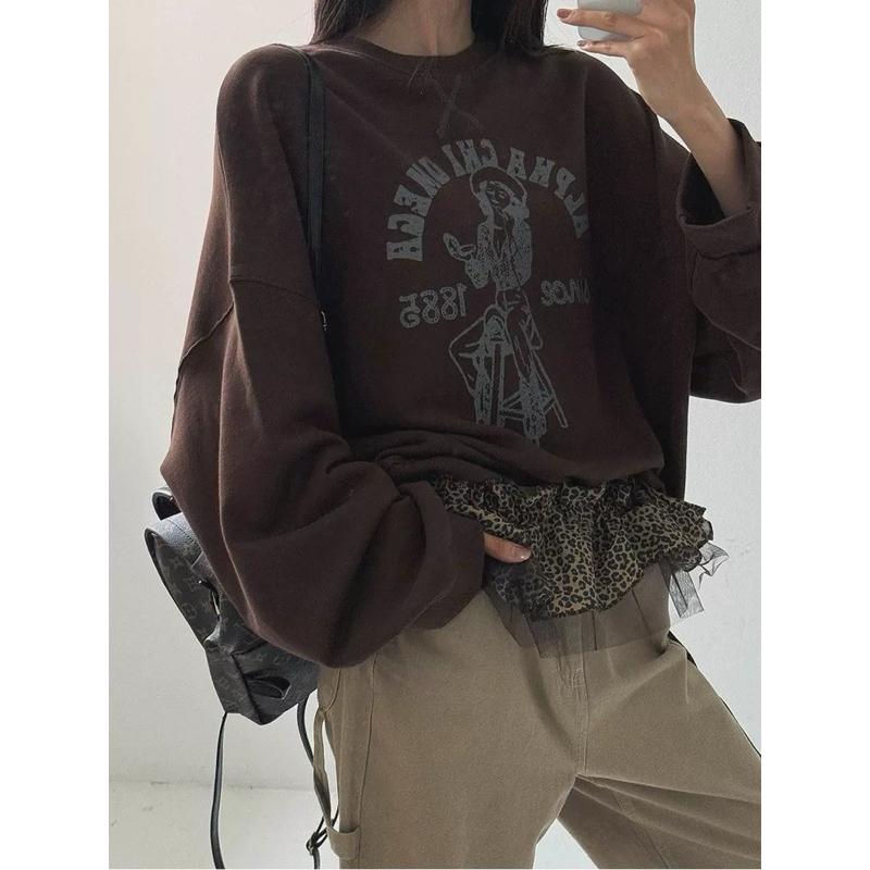 𝟑𝐮𝐧𝐢𝐨𝐧｜豹紋圖案時髦荷葉邊綁帶裝飾腰帶短款屁簾圍裙春夏系-細節圖2