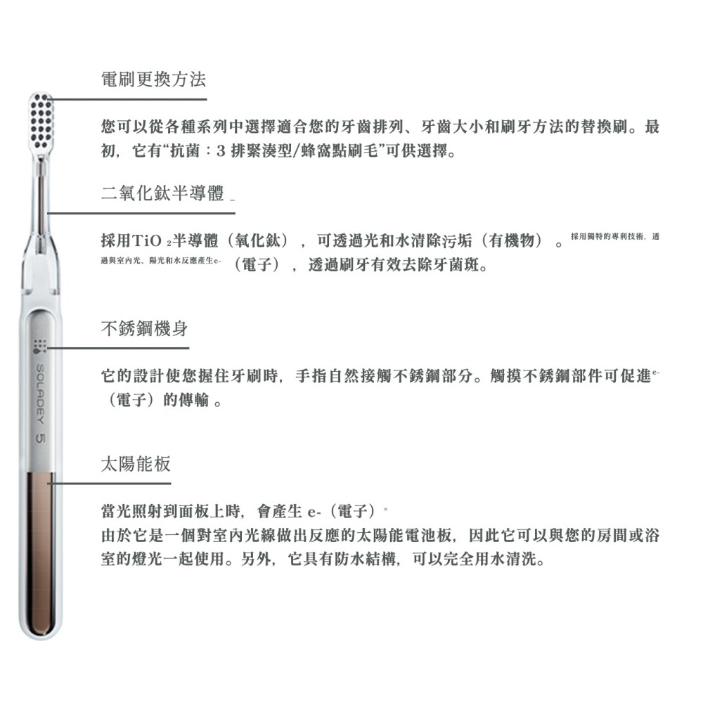 日本製～負離子光觸媒牙刷-細節圖3
