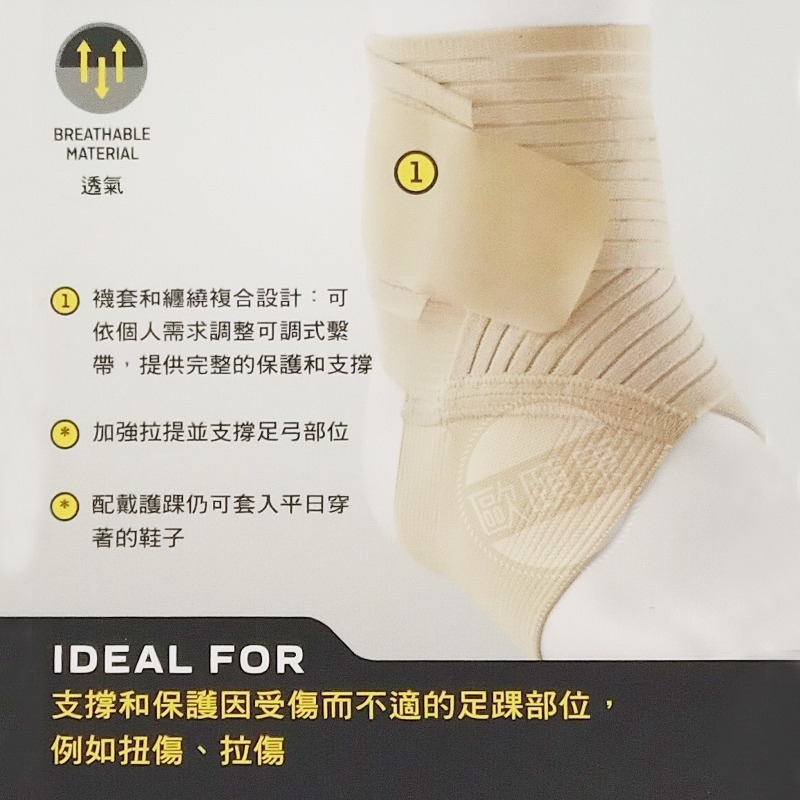 醫用護具▼ 特惠！ 3M FUTURO 護多樂 襪套纏繞型護踝 女性纖柔剪裁護踝 ◆歐頤康 實體藥局◆-細節圖2