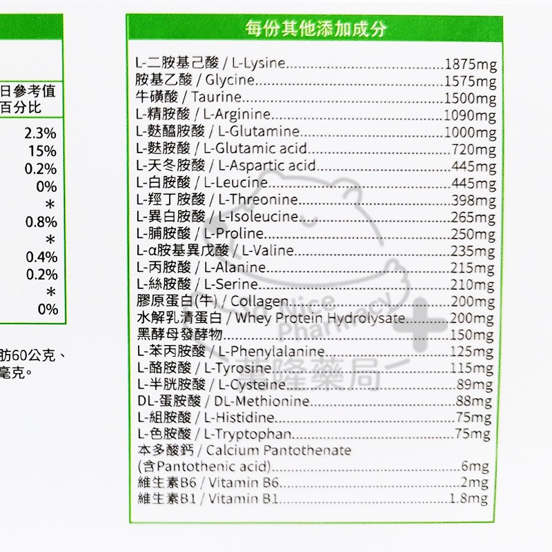 升級改版 格萊思美 黑酵母 特濃胺基酸10790mg 肌動力 水解乳清蛋白 10支入 ◆歐頤康 實體藥局◆-細節圖5