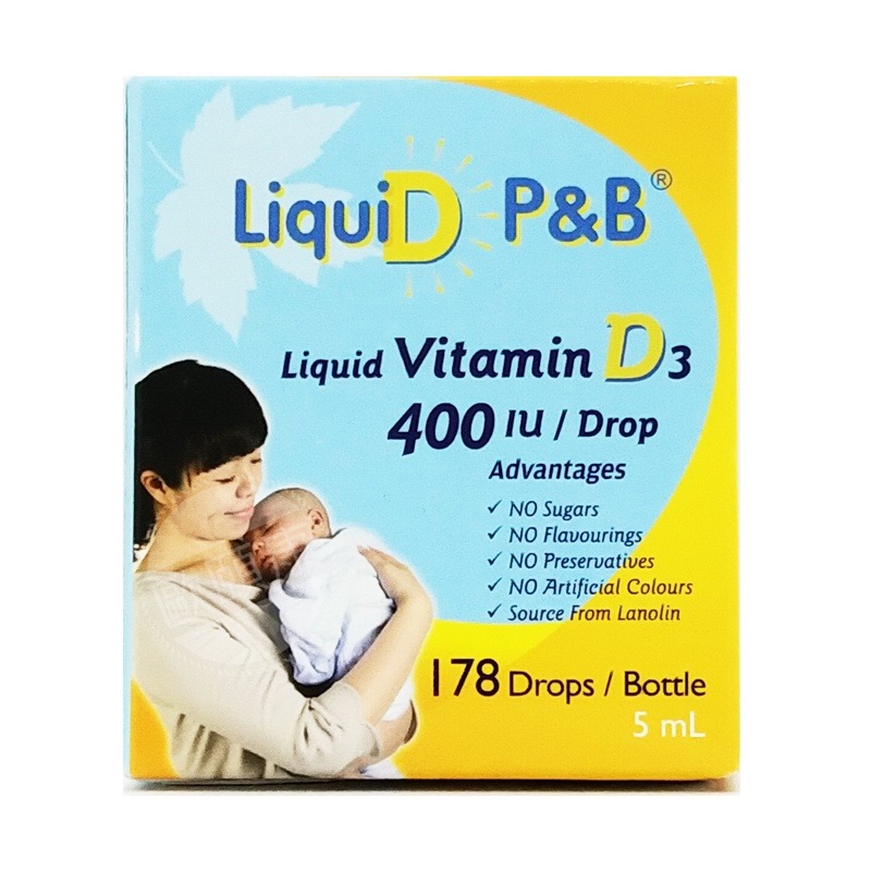 Liquid P&B 優寶滴 高濃縮液態維生素D3 5ml/瓶 ◆歐頤康 實體藥局◆ 預購商品-細節圖2