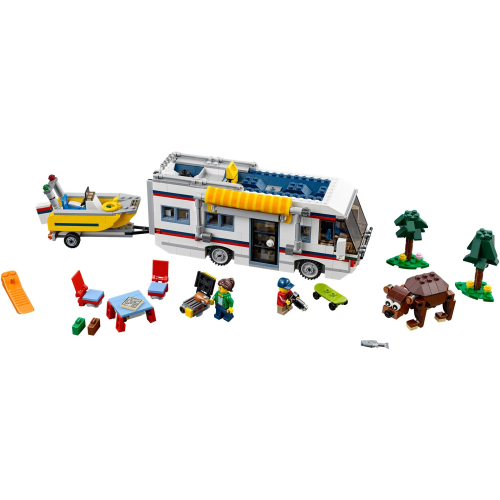 【樂】絕版全新 LEGO 樂高 31052 CREATOR 三合一 創意系列 度假露營車 限台中面交