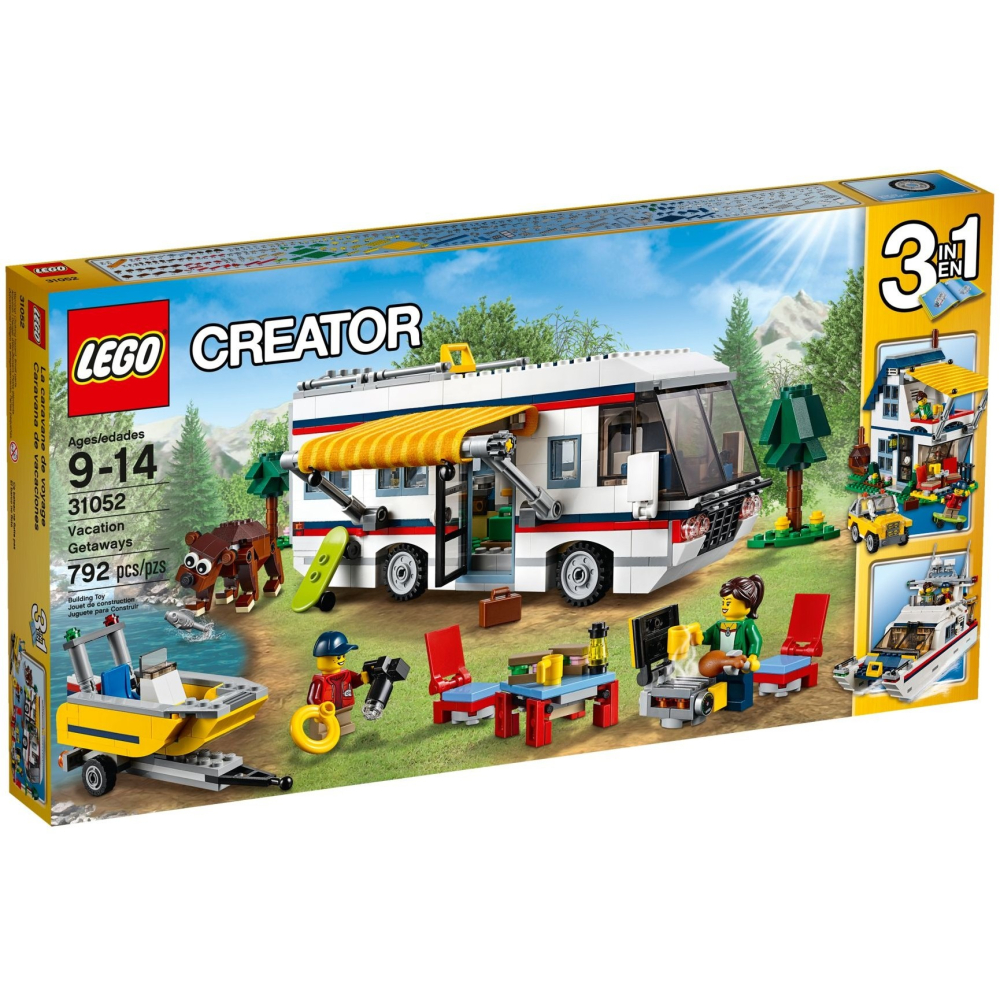 【樂】絕版全新 LEGO 樂高 31052 CREATOR 三合一 創意系列 度假露營車 限台中面交-細節圖2