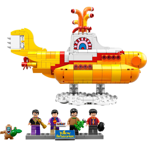 【樂】二手極新 Lego 樂高 21306 IDEAS 披頭四 Yellow Submarine 黃色潛水艇 可面交