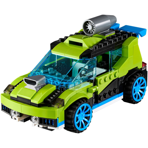 【樂】絕版 二手極新 LEGO 樂高 CREATOR 三合一 創意系列 31074 火箭拉力車 越野車 台中可面交