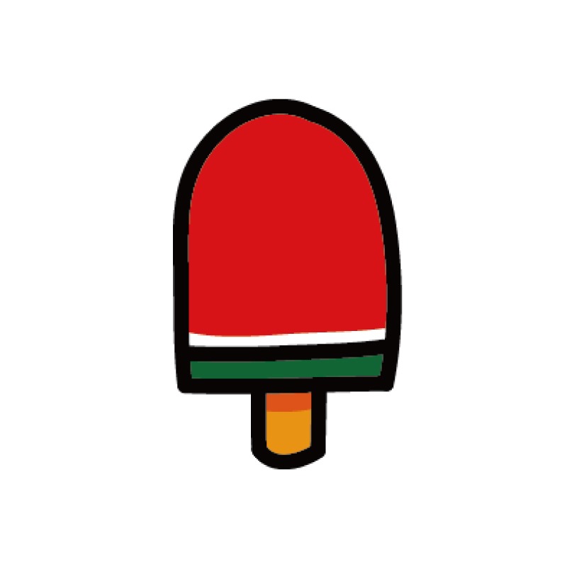 手繪白底姓名貼【防水、耐高溫】- 西瓜50入-規格圖5