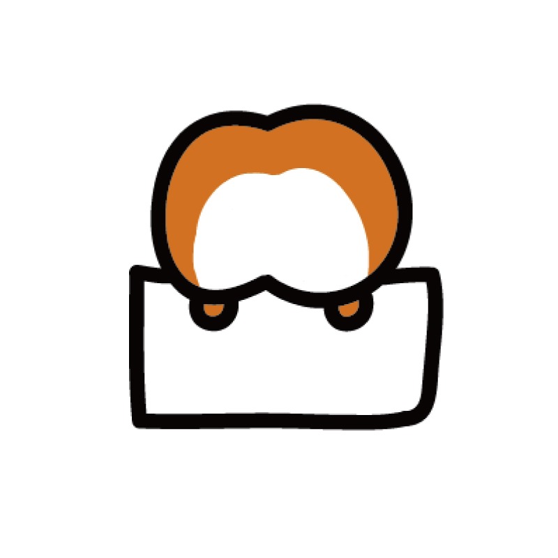 手繪白底姓名貼【防水、耐高溫】- 柯基50入-規格圖5