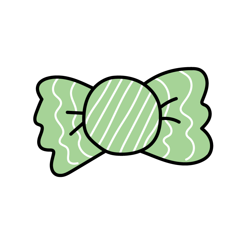 手繪白底姓名貼【防水、耐高溫】- 糖果50入-規格圖4