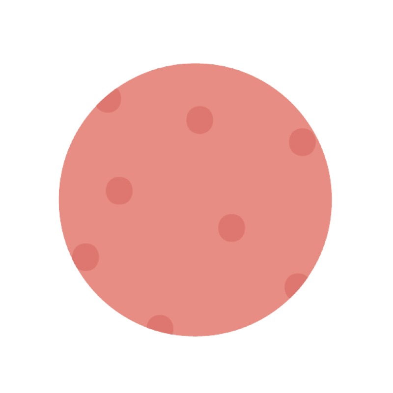 手繪白底姓名貼【防水、耐高溫】- 點點圈圈50入-規格圖5