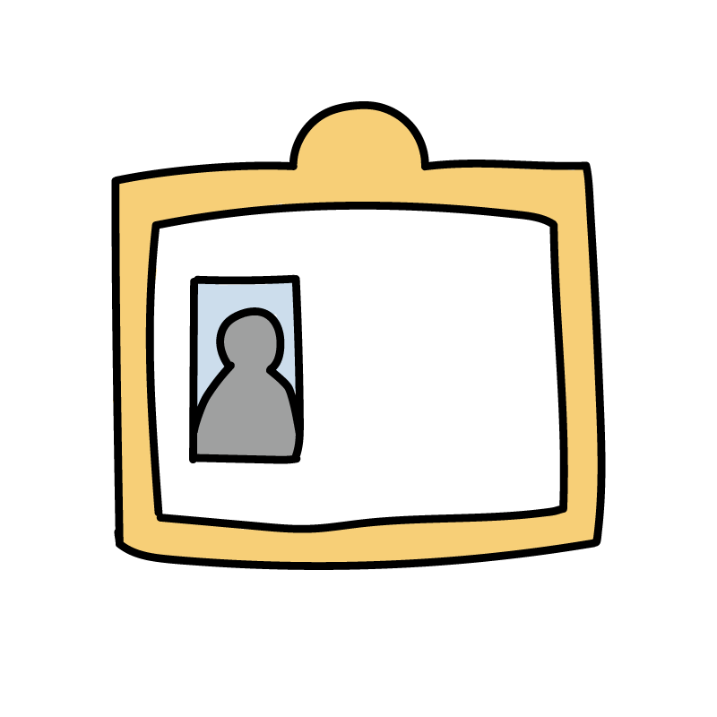 手繪白底姓名貼【防水、耐高溫】- 醫護50入-規格圖4