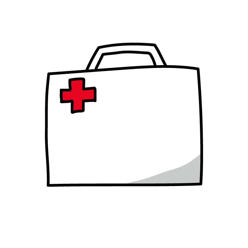 手繪白底姓名貼【防水、耐高溫】- 醫護50入-規格圖4