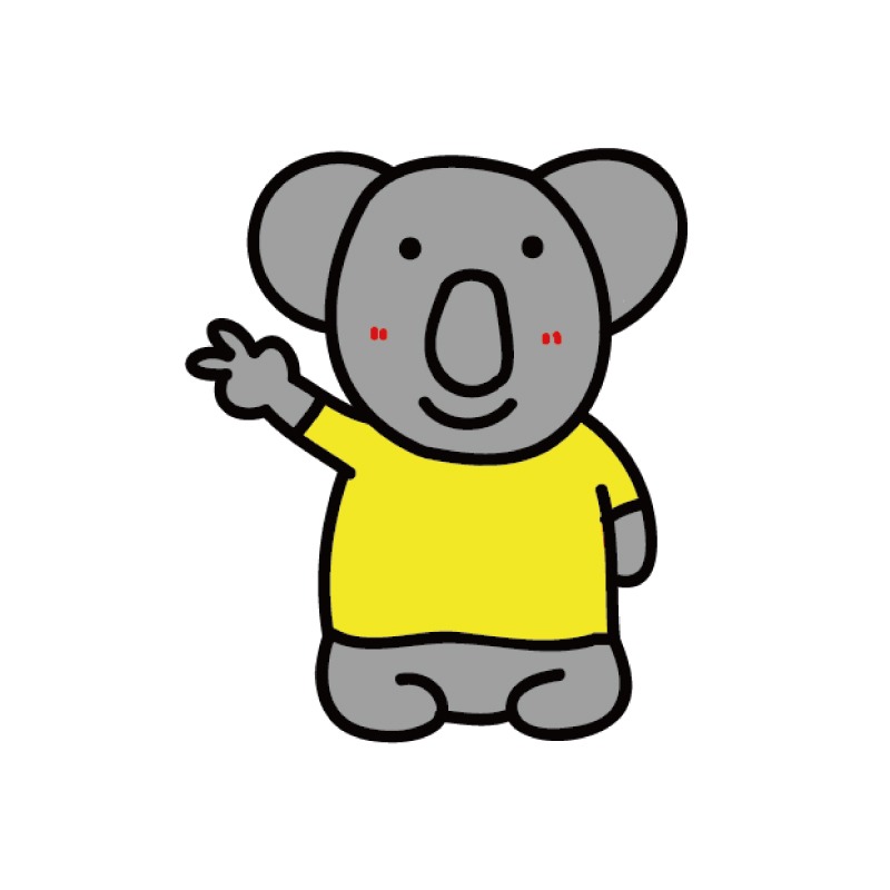 手繪白底姓名貼【防水、耐高溫】- YAYA動物園50入-規格圖7