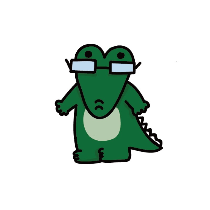 手繪白底姓名貼【防水、耐高溫】- 鱷魚先生50入-規格圖4