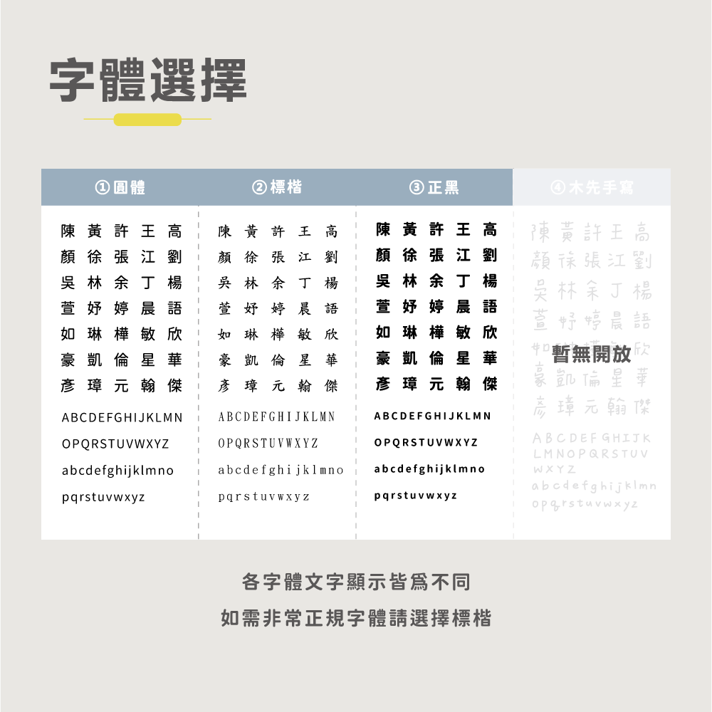水晶姓名貼【轉印貼、線條貼】 - 黑線字 224貼-細節圖6